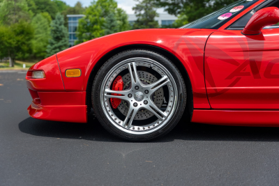 1991 Acura NSX in Formula Red over Black