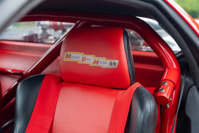 1991 Acura NSX in Formula Red over Black