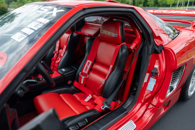 1991 Acura NSX in Formula Red over Black