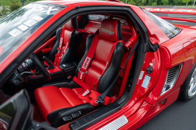 1991 Acura NSX in Formula Red over Black
