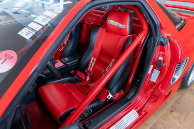 1991 Acura NSX in Formula Red over Black
