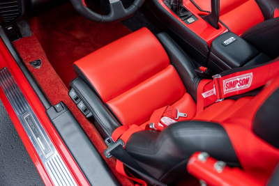 1991 Acura NSX in Formula Red over Black