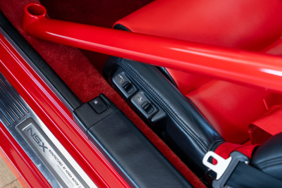 1991 Acura NSX in Formula Red over Black