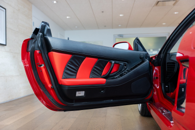 1991 Acura NSX in Formula Red over Black