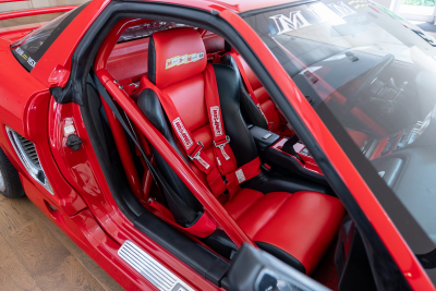 1991 Acura NSX in Formula Red over Black