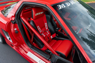 1991 Acura NSX in Formula Red over Black
