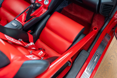 1991 Acura NSX in Formula Red over Black