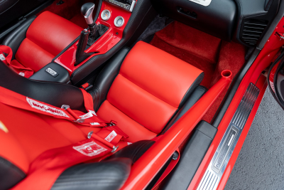 1991 Acura NSX in Formula Red over Black