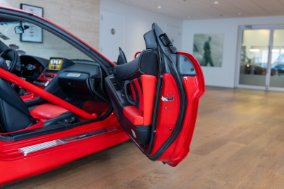 1991 Acura NSX in Formula Red over Black