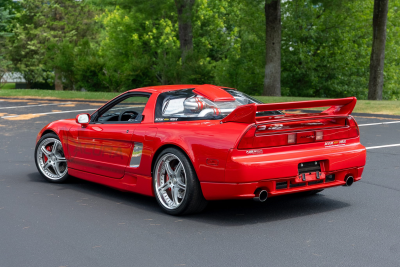 1991 Acura NSX in Formula Red over Black