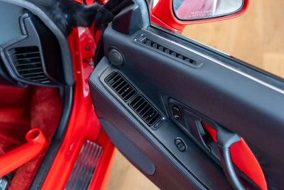 1991 Acura NSX in Formula Red over Black