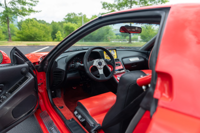 1991 Acura NSX in Formula Red over Black