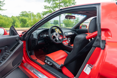 1991 Acura NSX in Formula Red over Black