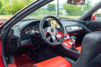 1991 Acura NSX in Formula Red over Black