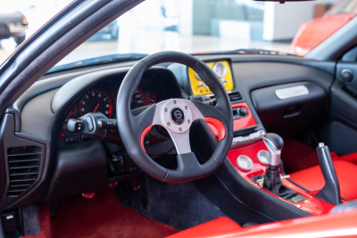 1991 Acura NSX in Formula Red over Black