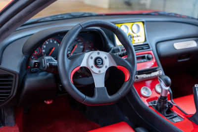 1991 Acura NSX in Formula Red over Black
