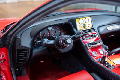 1991 Acura NSX in Formula Red over Black