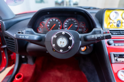 1991 Acura NSX in Formula Red over Black