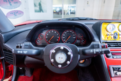 1991 Acura NSX in Formula Red over Black
