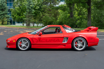 1991 Acura NSX in Formula Red over Black