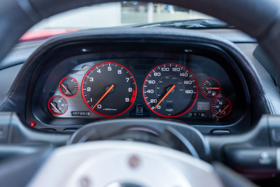 1991 Acura NSX in Formula Red over Black