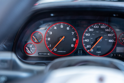 1991 Acura NSX in Formula Red over Black