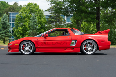 1991 Acura NSX in Formula Red over Black