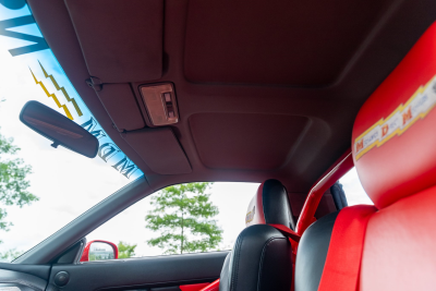 1991 Acura NSX in Formula Red over Black