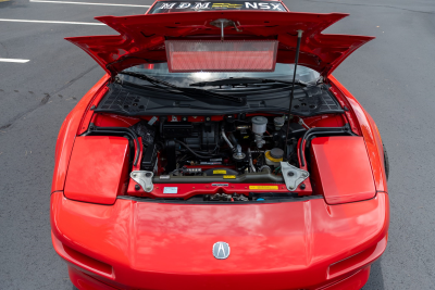 1991 Acura NSX in Formula Red over Black