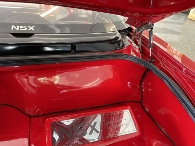1991 Acura NSX in Formula Red over Black