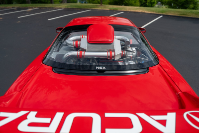 1991 Acura NSX in Formula Red over Black