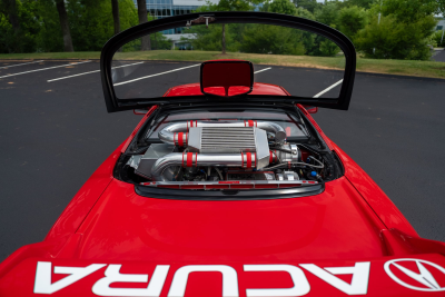 1991 Acura NSX in Formula Red over Black