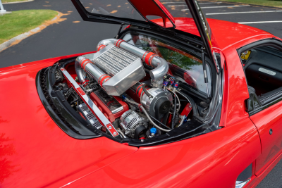1991 Acura NSX in Formula Red over Black
