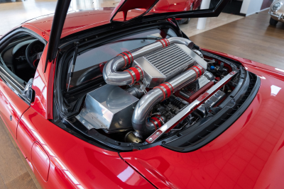 1991 Acura NSX in Formula Red over Black