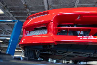 1991 Acura NSX in Formula Red over Black