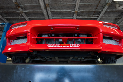 1991 Acura NSX in Formula Red over Black
