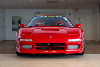 1991 Acura NSX in Formula Red over Black