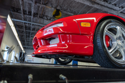 1991 Acura NSX in Formula Red over Black