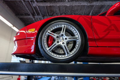 1991 Acura NSX in Formula Red over Black