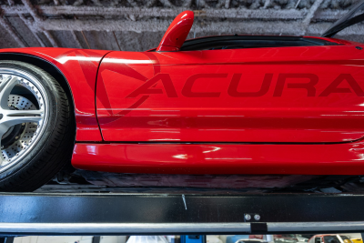 1991 Acura NSX in Formula Red over Black