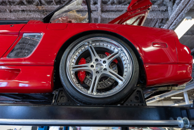 1991 Acura NSX in Formula Red over Black