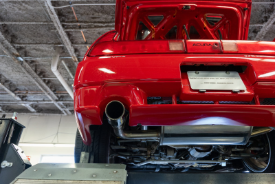 1991 Acura NSX in Formula Red over Black