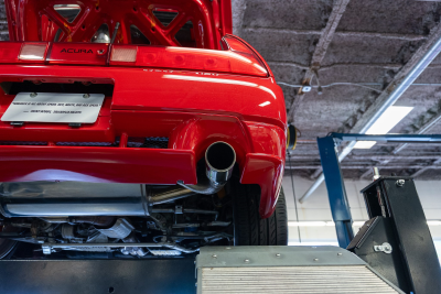1991 Acura NSX in Formula Red over Black