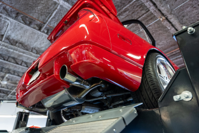 1991 Acura NSX in Formula Red over Black