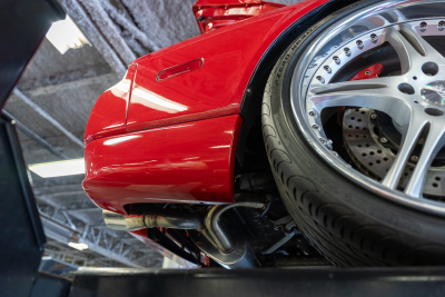 1991 Acura NSX in Formula Red over Black