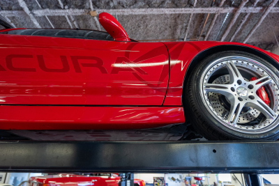 1991 Acura NSX in Formula Red over Black