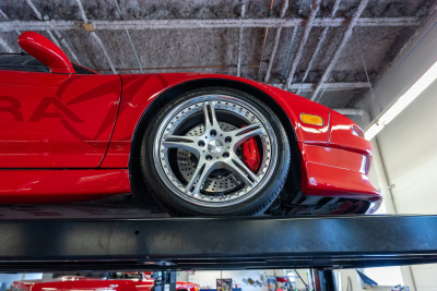 1991 Acura NSX in Formula Red over Black