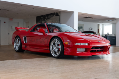 1991 Acura NSX in Formula Red over Black