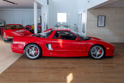 1991 Acura NSX in Formula Red over Black