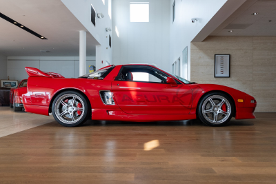 1991 Acura NSX in Formula Red over Black